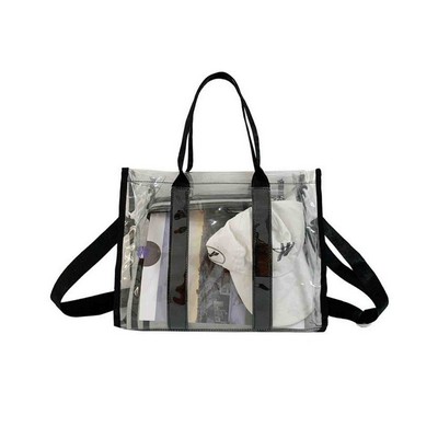 Large Capacity PVC Transparent Shoulder Bag