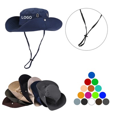 Wide Brim Boonie Bucket Hat