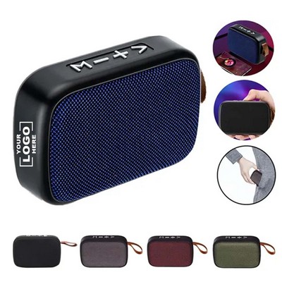 Portable Fabric Wireless BT Speaker With Lanyard