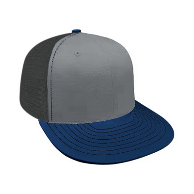 Front Contrast Meshback Snapback Lowstyle Hat