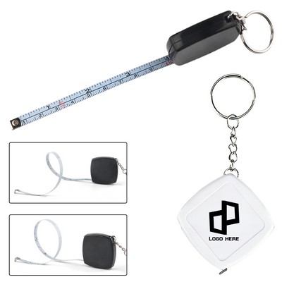 Mini Tape Measure Keychain