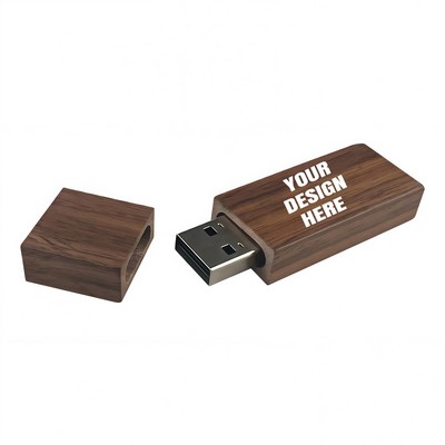 Custom Logo Wooden USB Flash Drive