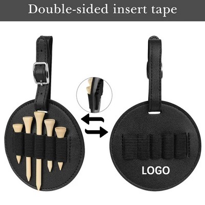 Golf Tee Holder Bag Tag