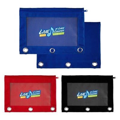 Recycled Mesh Binder Pouch