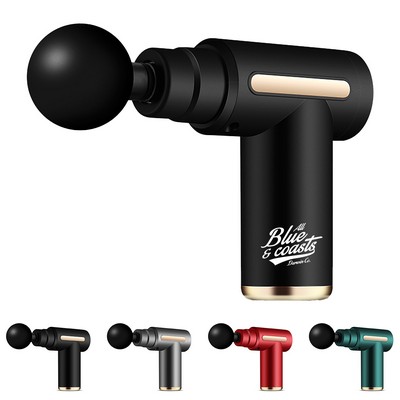 6 Speeds 4 Heads Electric Mini Massage Fascial Gun