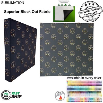 72 Hr Fast Ship - 7.5' Straight Wall Fabric Pop-up Display with Wrap Ends, Superior Block Out Fabric