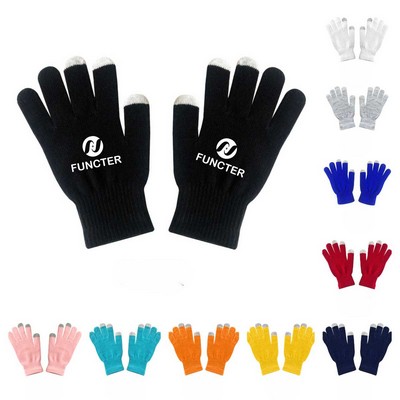 Winter Knit Touch Screen Glove