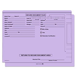 FileRight™ Purple Color Code Deal Jacket Folder