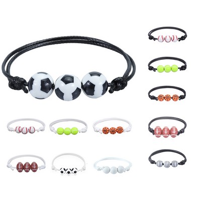 Adjustable Ball Theme Bracelet