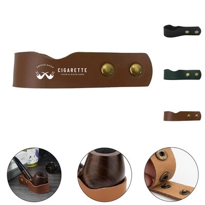 Leather Pipe Rest