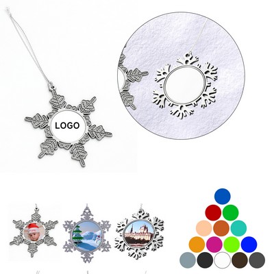 Metal Snowflake Pendant