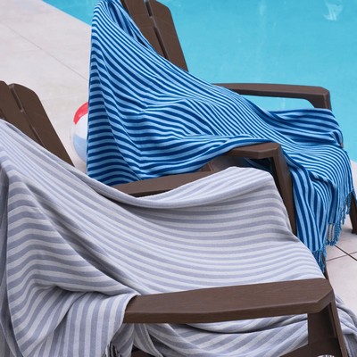 Amalfi Fringed Towel (Laser Patch)