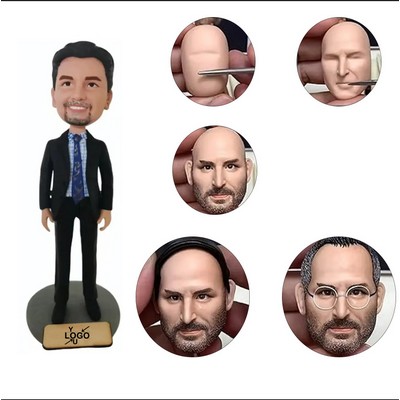 Custom 6" Clay Bobblehead