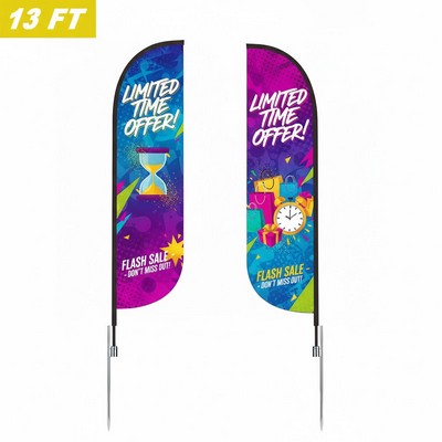 13' Professional Grade Feather Flag Kit