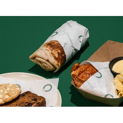 Custom Printed White/Kraft Greaseproof Paper, Wrapping paper