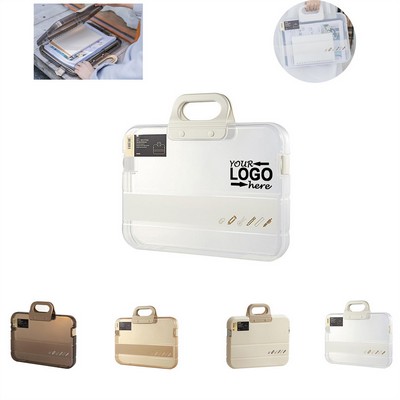 Portable Clear Document Storage Box