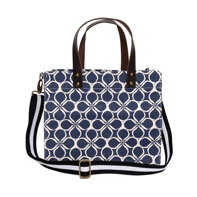Brooklyn Tote Blue Clover