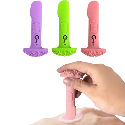 Facial Cleansing Brush, 2" 1 Silicone Face Mask Brush & Face Scrubber