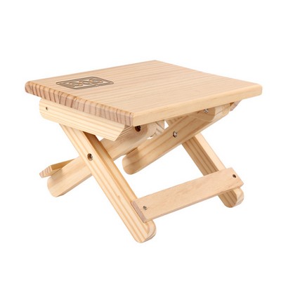 Solid Wood Portable Folding Stool