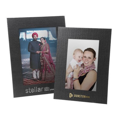 Dual Easel Back Photo Frame - Black for 5"x7" Photo