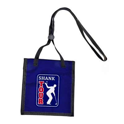 7"x5.6" Polyester Neck Wallet with Sublimation Print