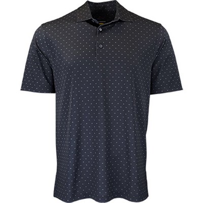 Greg Norman Micro Pique Spinner Print Polo
