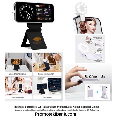 iBank ® Snap Tripod Compatible with iPhone 17/16/15/14 + Ring Light