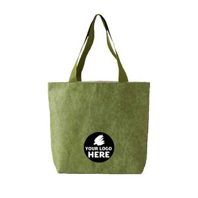 Eco-Friendly Reusable Grocery Tote Bag - Large & Foldable