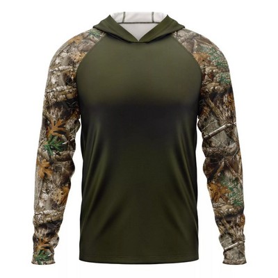Realtree® 4.4 oz Performance Raglan Hooded Tee