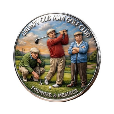 2" Personalized Die-Struck Challenge Coin