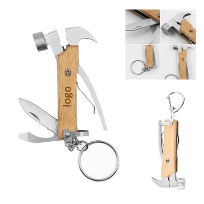 Pocket Utility Claw Hammer Keychain