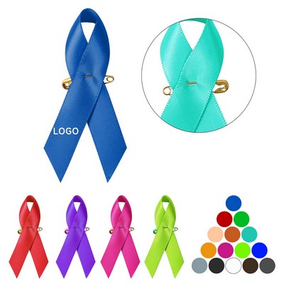 Satin Awareness Ribbon Pin