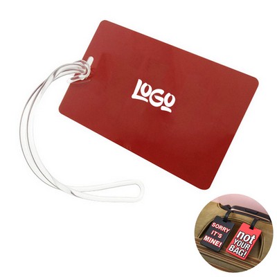 PVC Square Luggage Tag