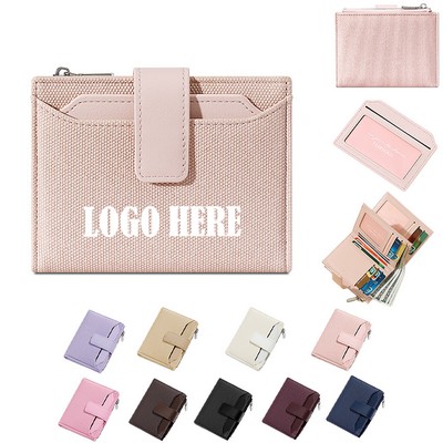 Leather Women Wallet With Card Holder