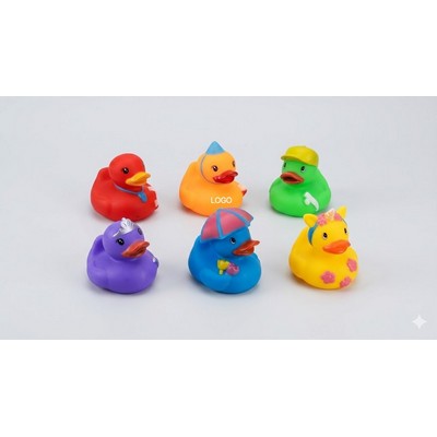 Squeaky Yellow Rubber Duck Floating Bath Toy for Babies & Toddlers Eco-Friendly