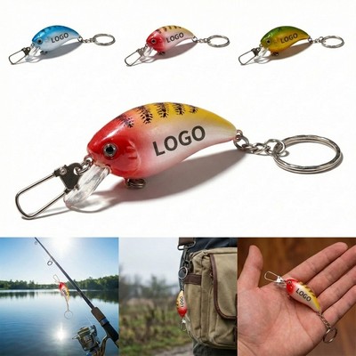 Lure Keychain Featuring Secure Clasp