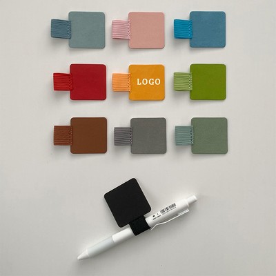 Self-adhesive pen clip