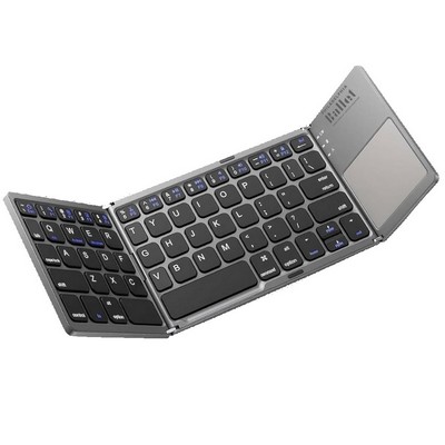 Foldable Bluetooth Keyboard with Touchpad