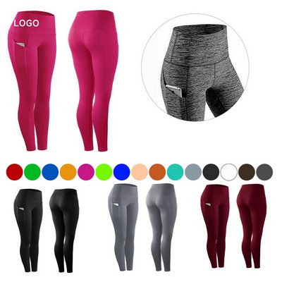 Women's High Waisted Yoga Pants Leggings w/Pockets