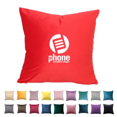 Velvet Throw Pillowcase