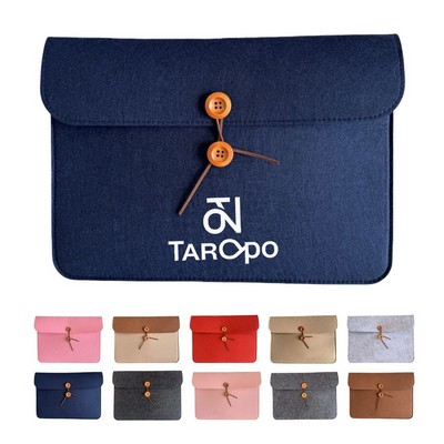 A4 Felt Folder W/ Button