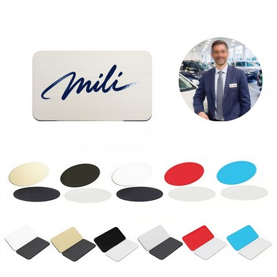 3" x 1.5" ABS Plastic Magnetic Name Badge