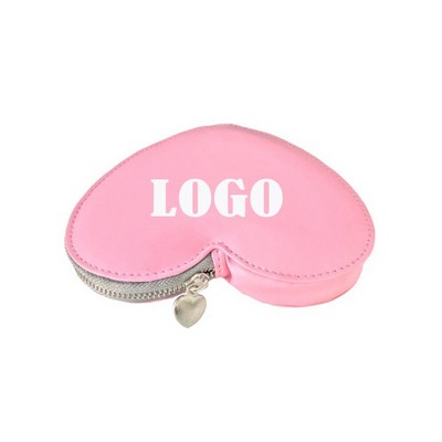 Heart Shaped PU Leather Coin Purse