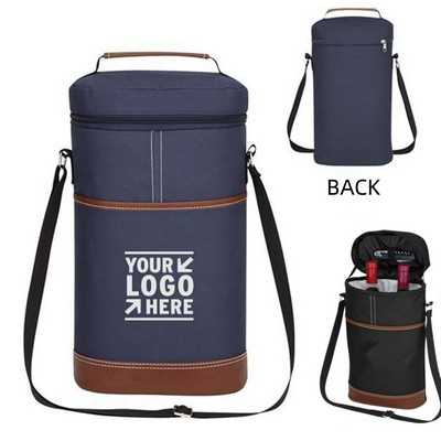 Insulated Double Wine Tote Bag