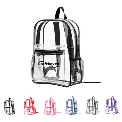 Heavy Duty Clear PVC Backpack
