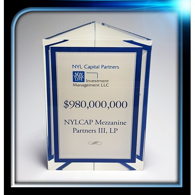 Lucite Prism Award (3 1/2"x5"x3")