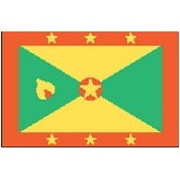 5'x8' Grenada U.N. Nylon Outdoor Flag - Style B
