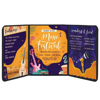 4' Dynamo Trifecta Display Kit with Graphic Panels