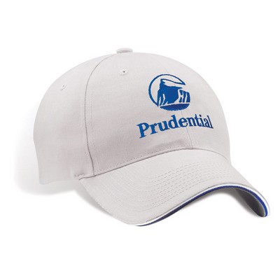 Nassau Contrasting Double Sandwich Peak Cap