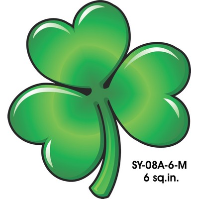 Shamrock Magnet w/ Full Magnetic Back (6 Square Inch)